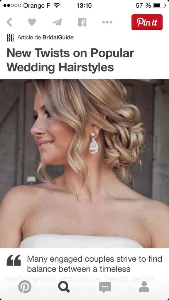 Recherche coiffure classe et romantique - 3