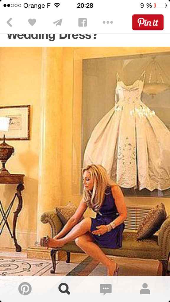 Que ferez vous de votre robe ? - 1