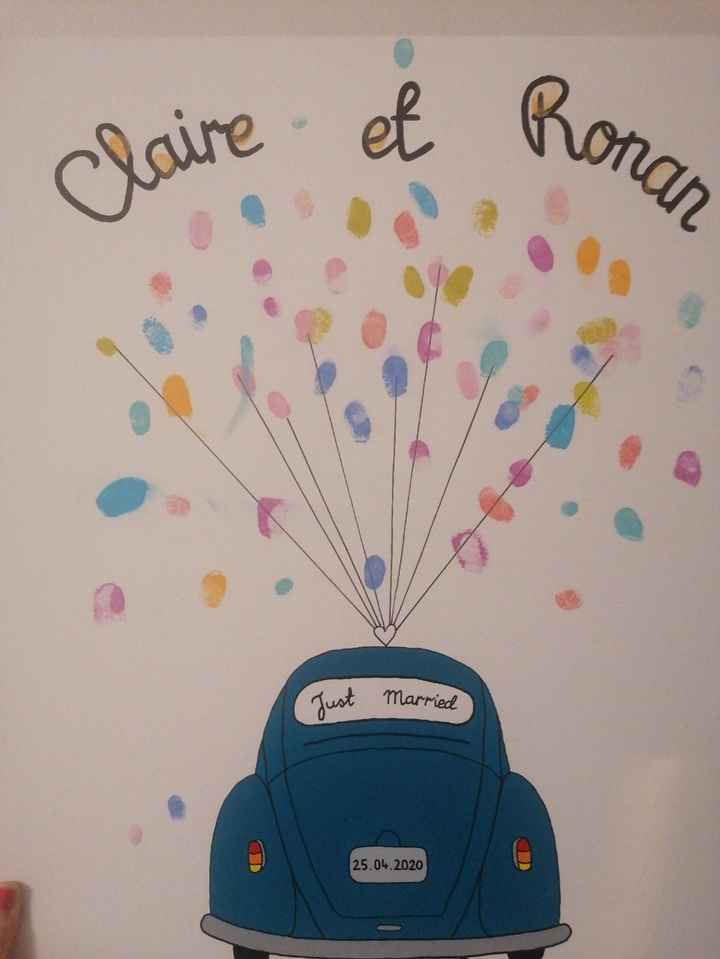 Qui a mis l'arbre à empreinte à son mariage - 1