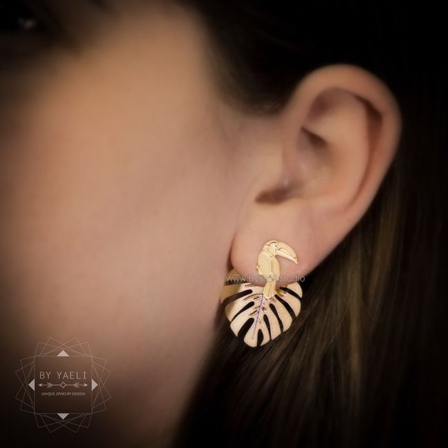Boucles d'oreilles - thème jungle