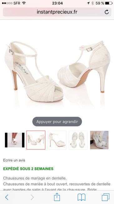 Chaussures commandées - 1