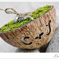 Porte alliance noix de coco