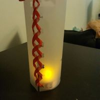 Menu sur calque et bougie - 2