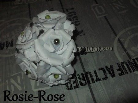 bouquet de fleur en papier