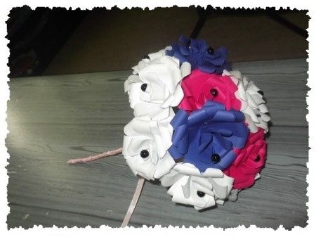 bouquet de fleur en papier