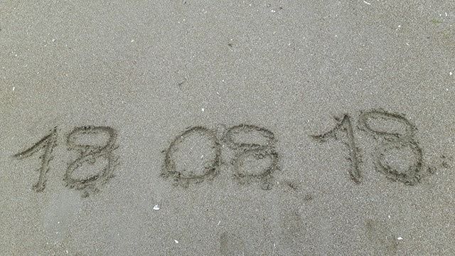 notre date dans le sable