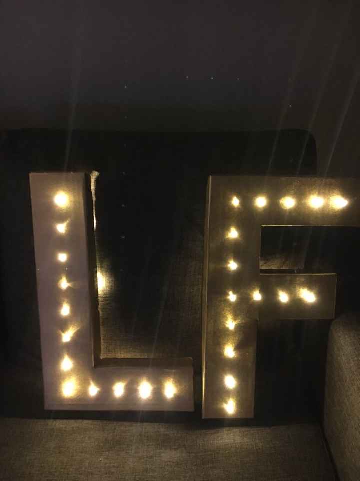DIY lettre lumineuses