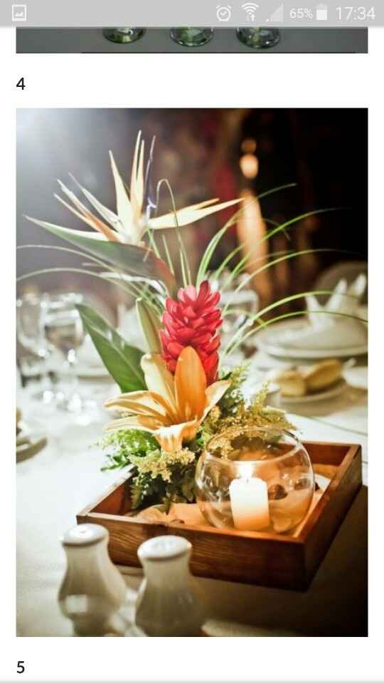 Centre de table invités - 1