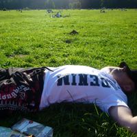 endormi au parc 