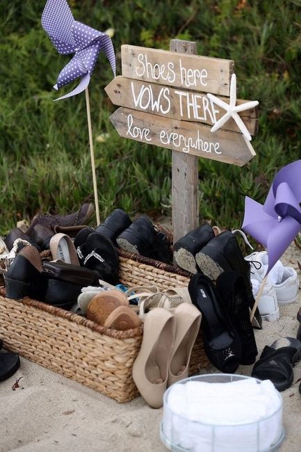 Mon mariage à la plage, posez vos chaussures !
