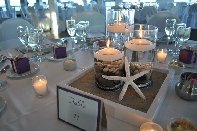 Mon mariage à la plage, la décor de table 2