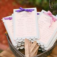 Livrets de cérémonie "en éventail" ? - 2