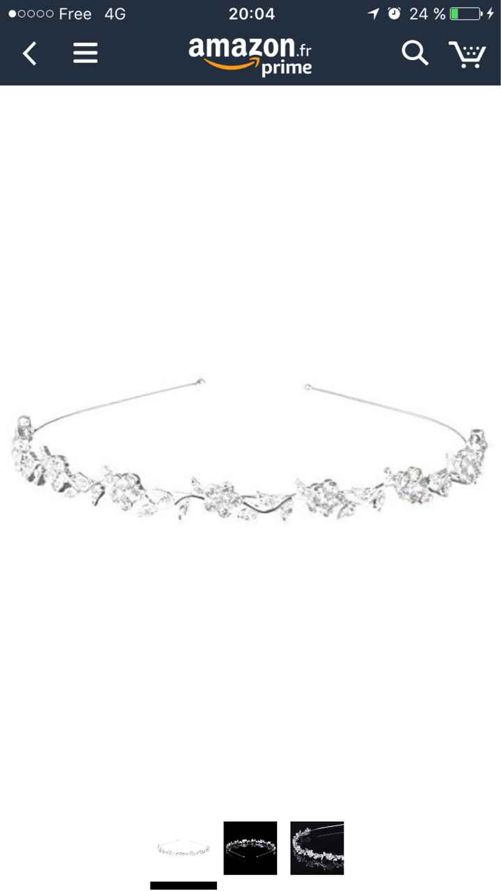 Accessoire cheveux: tiare / couronne - 1