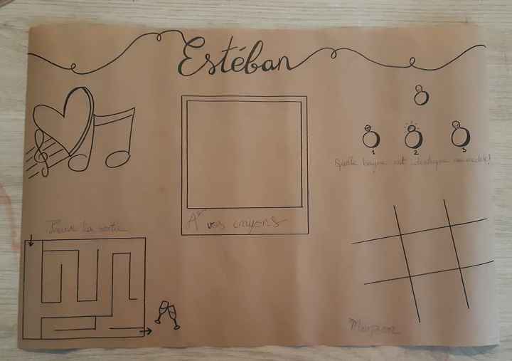 Un set de table à colorier pour les enfants 🎨 - 1