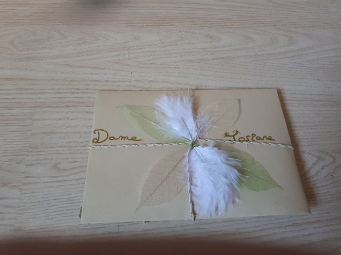 Et voila l enveloppe spécial pour le faire part de belle maman - 1