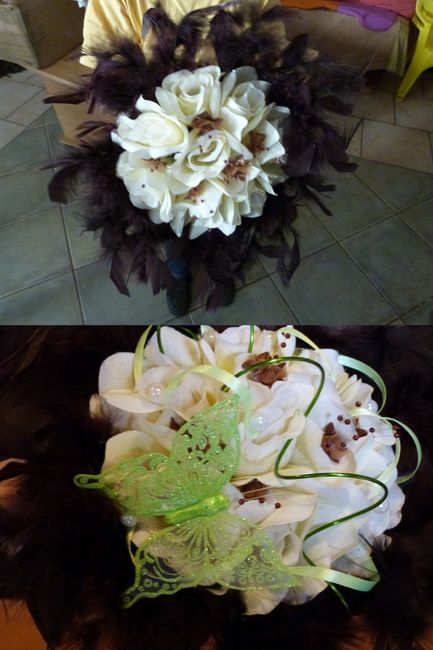 voici mon bouquet une fois personnaliser