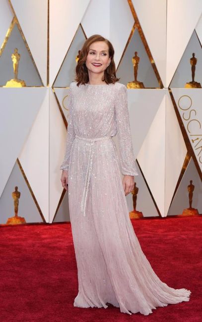 3) Isabelle Huppert d'Armani