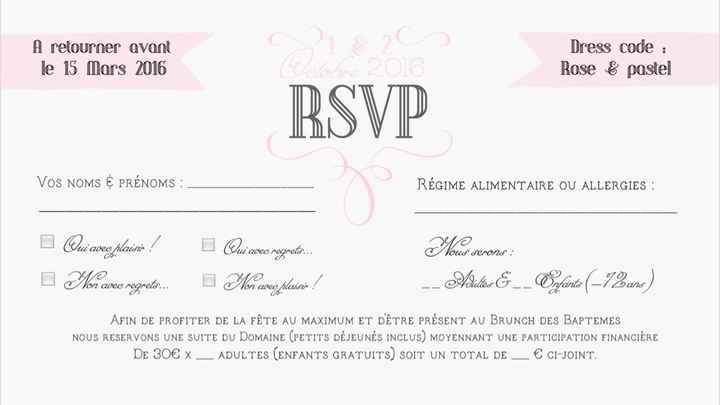Faires parts + rsvp diy - 2