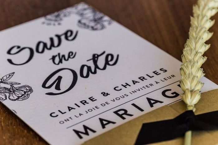 Enverras-tu un "Save the Date" ? 💌 1