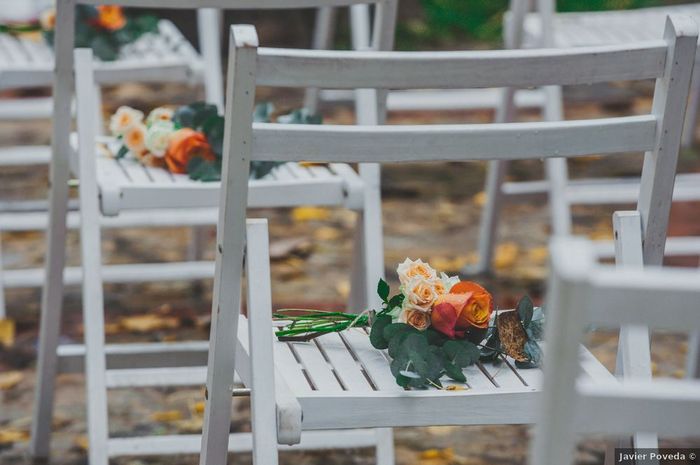 Une décoration de mariage orange et vert : tu aimes ? 2