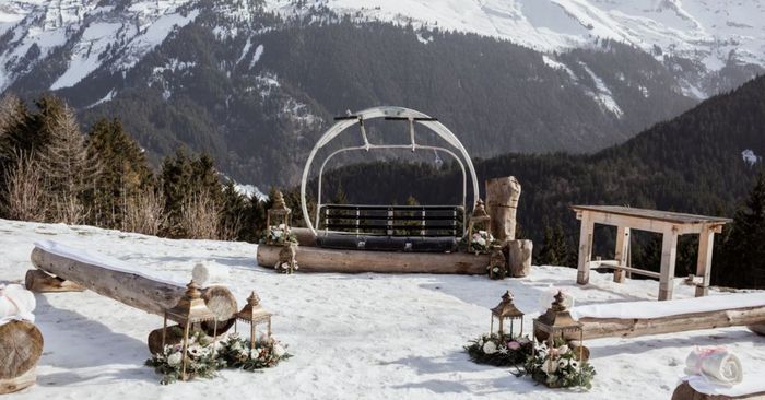 La féerie d'un mariage d'hiver à la montagne ❄️ 3