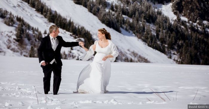 La féerie d'un mariage d'hiver à la montagne ❄️ 5
