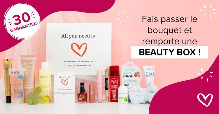 30 membres de la Commu recevront une Beauty Box à domicile ! 🤩💄 1