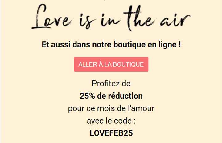 ALERTE CODE PROMO : Profite de -25% sur ta papeterie de mariage ! 💝 - 1