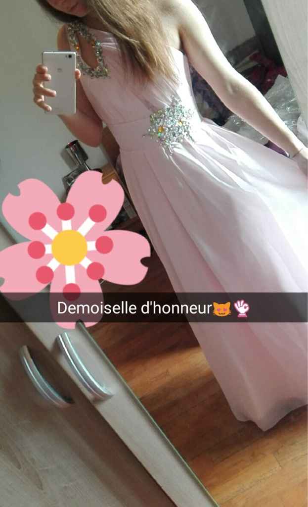 Enfin... Ça avance !!! demoiselle d'honneur - 1