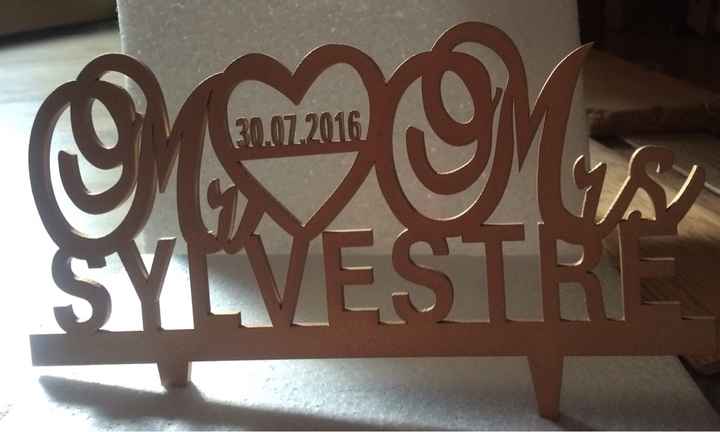 Mon cake topper cheri - 1