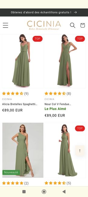 Robes demoiselle d’honneur 6