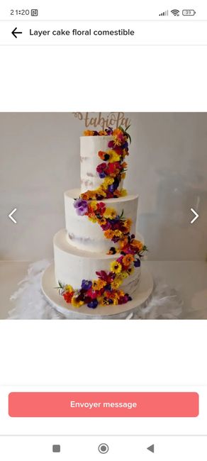 Présentation wedding cake 3