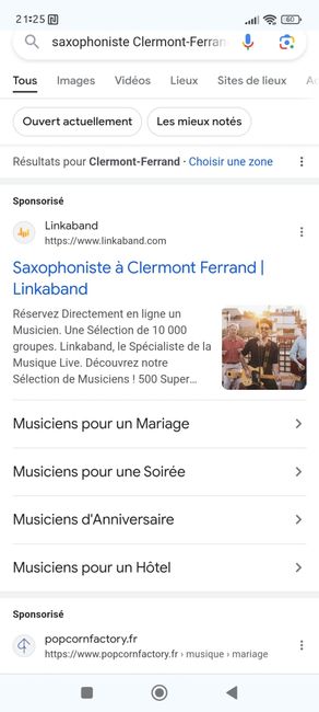 Cherche saxophoniste - 1