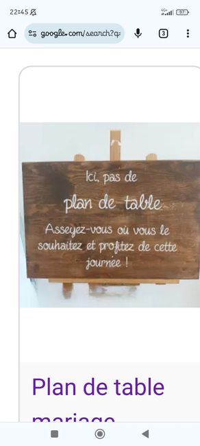 Plan de table en u 11