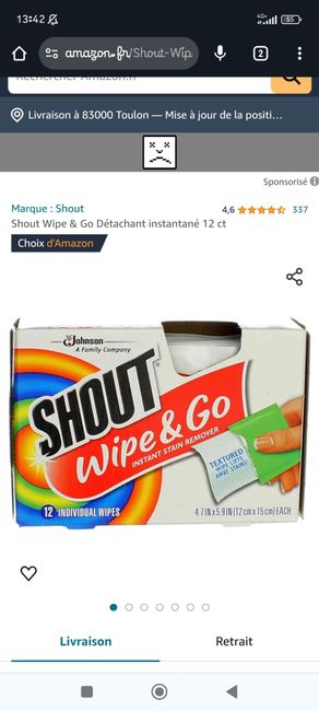 Lingettes détachantes 1