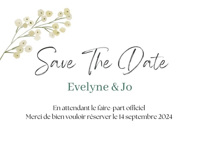 Détails faire part 3