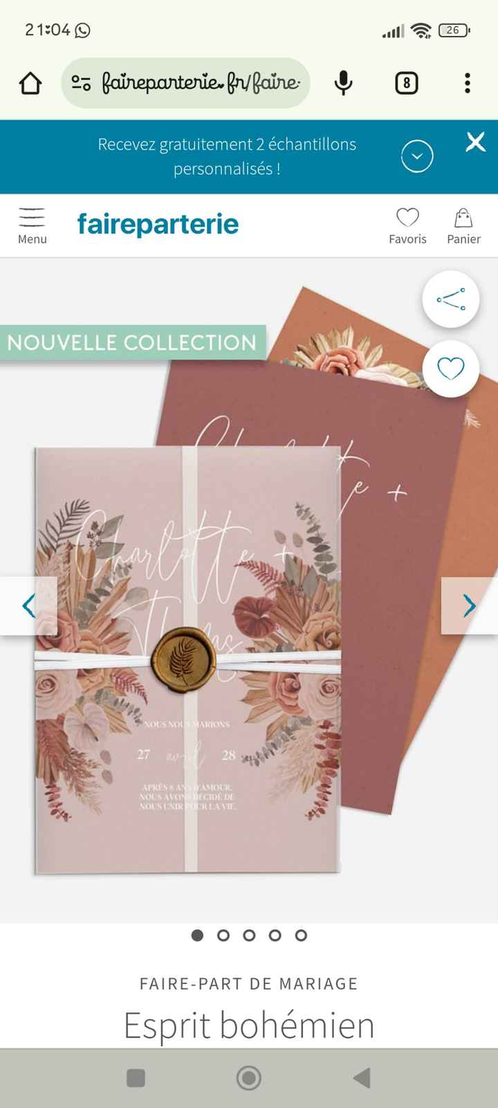 Faire part - 1