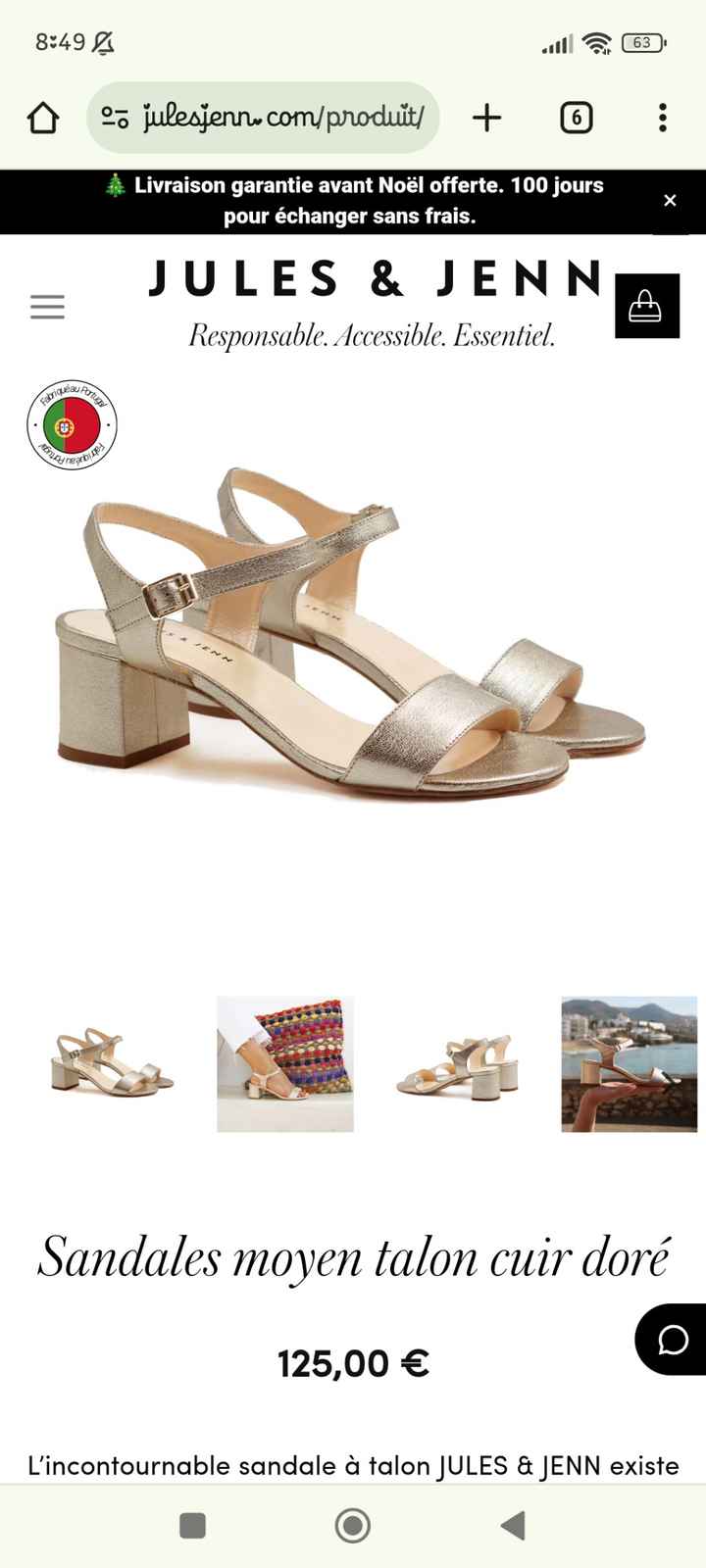 Conseil chaussures de mariée - 1