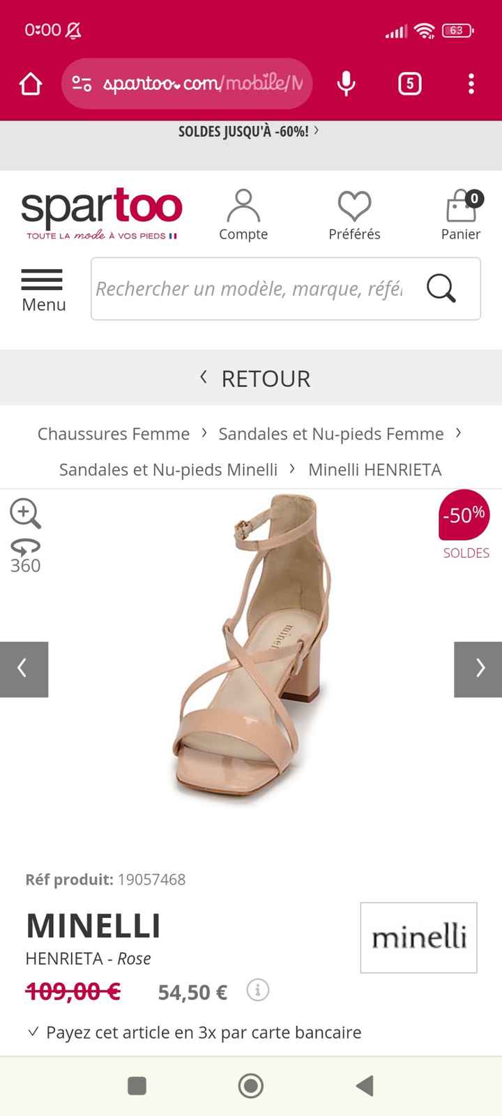 Avis chaussure - 1