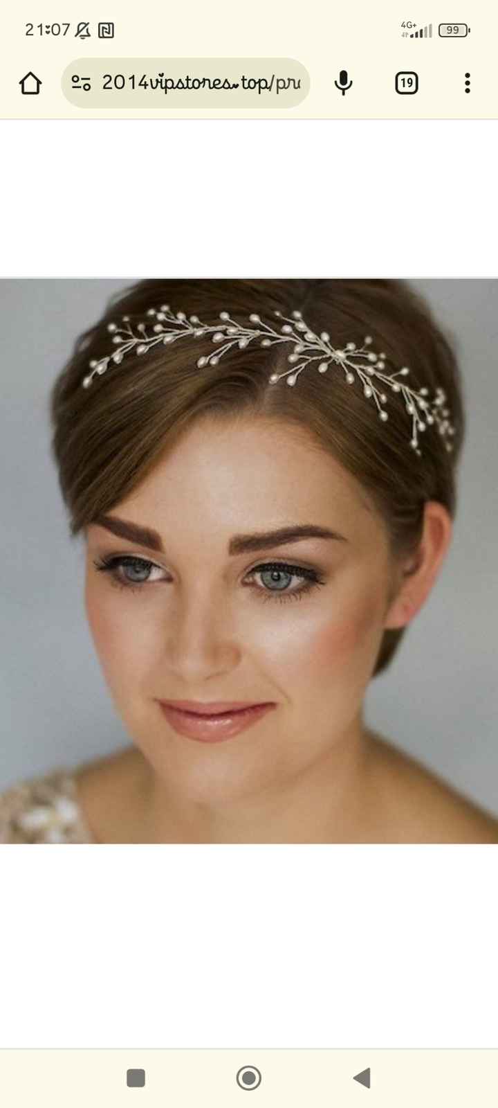 Accessoire coiffure cheveux courts - 2