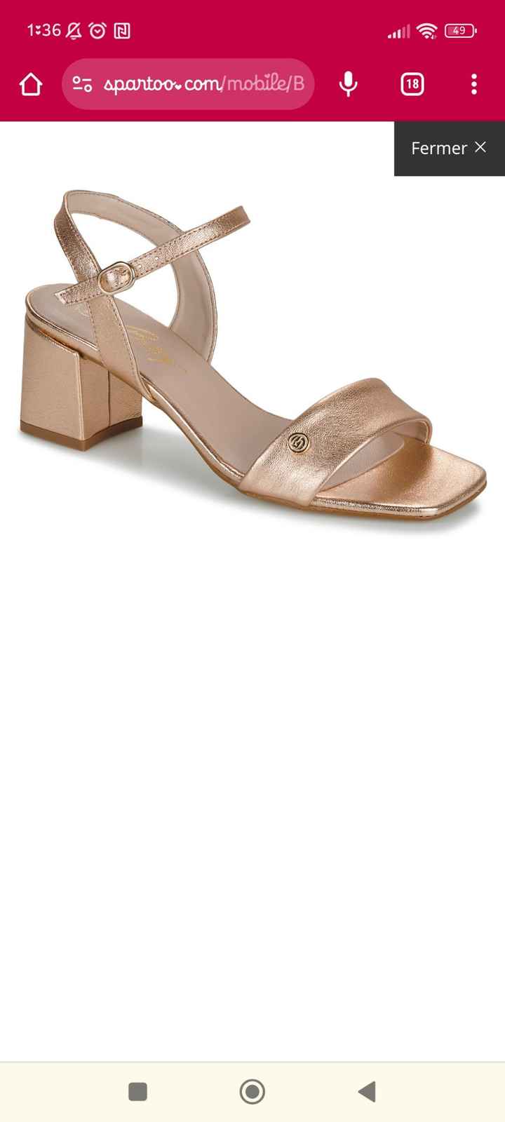 Chaussure de la mariée - 1