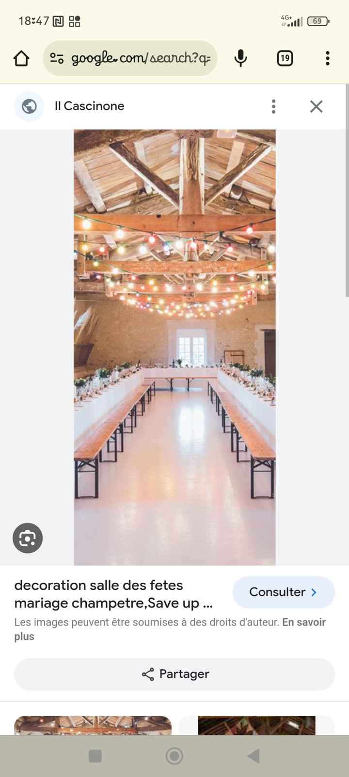 Voici où nous allons nous marier quand pensez-vous ? Vis-à-vis des décorations - 2
