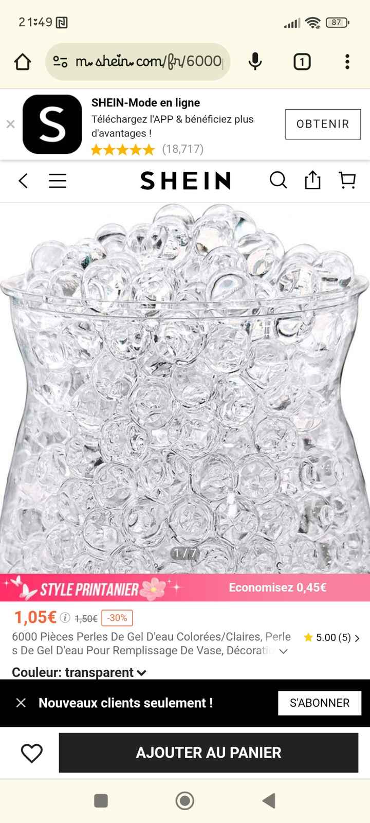 Décoration pot de yaourt en verre. - 1