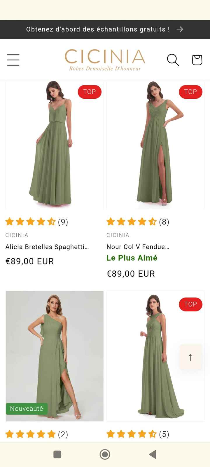 Robes demoiselle d’honneur - 1