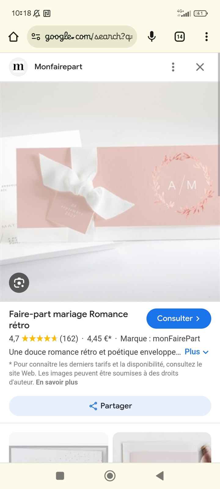 Faire part - 2