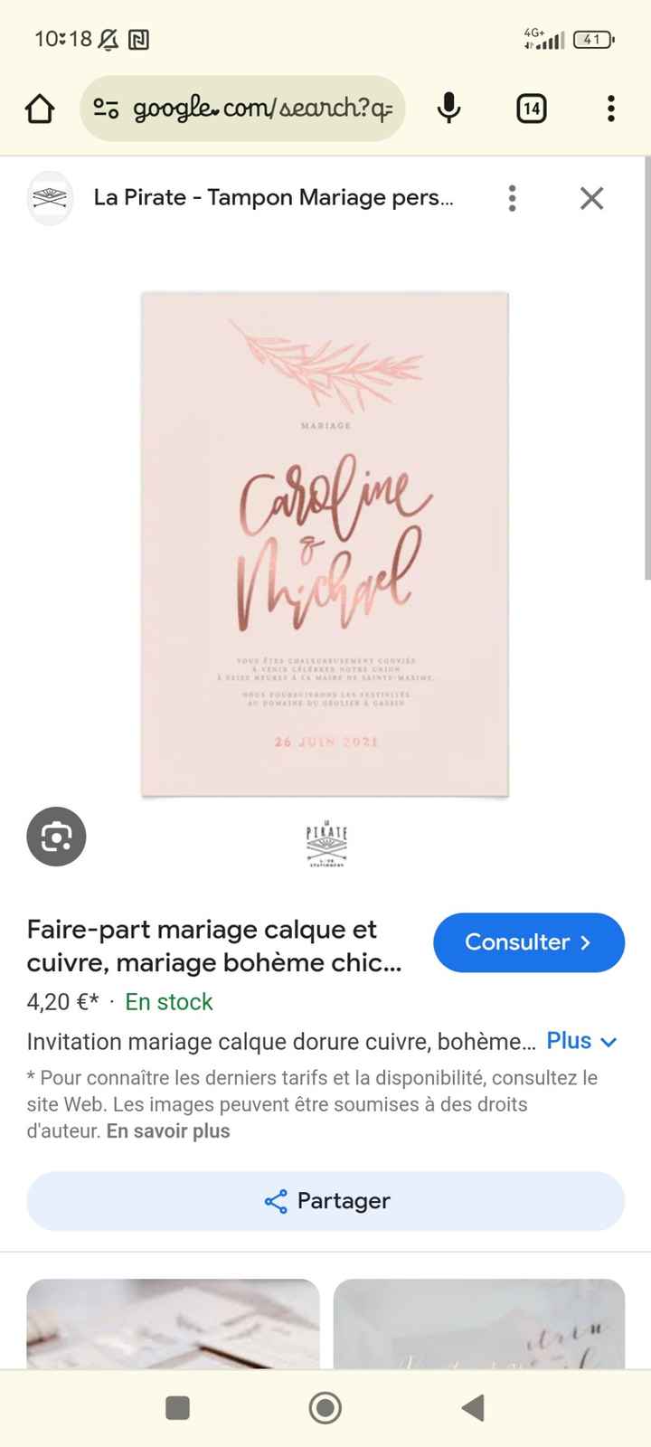 Faire part - 3