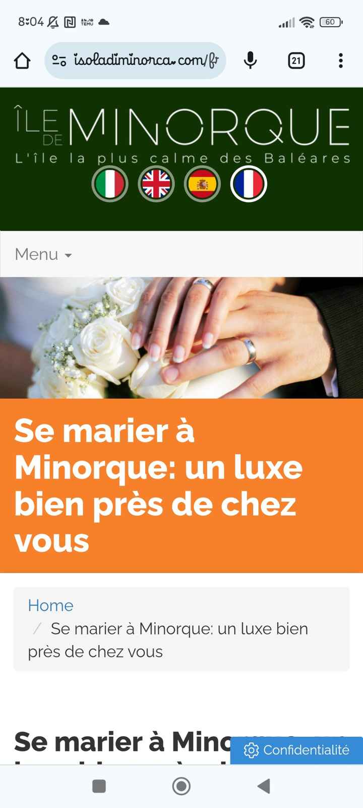 Mariage en petit comité à Minorque ! - 1