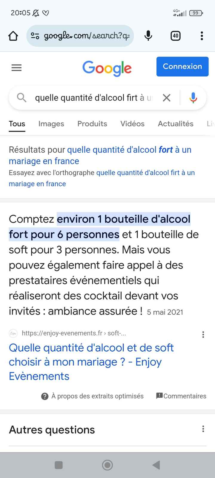 Boissons Alcool fort - 1
