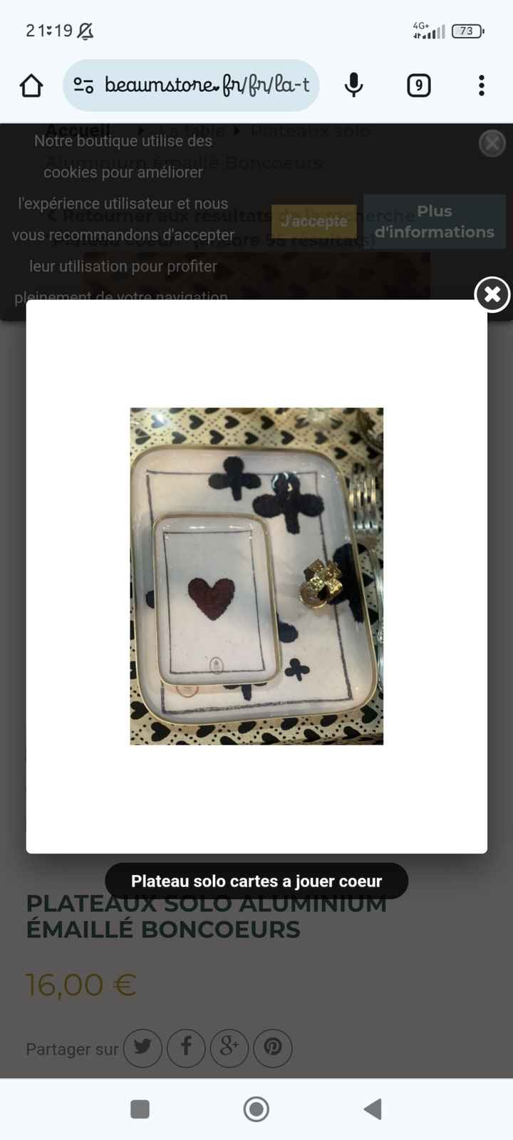 Cadeaux témoins après mariage - 1
