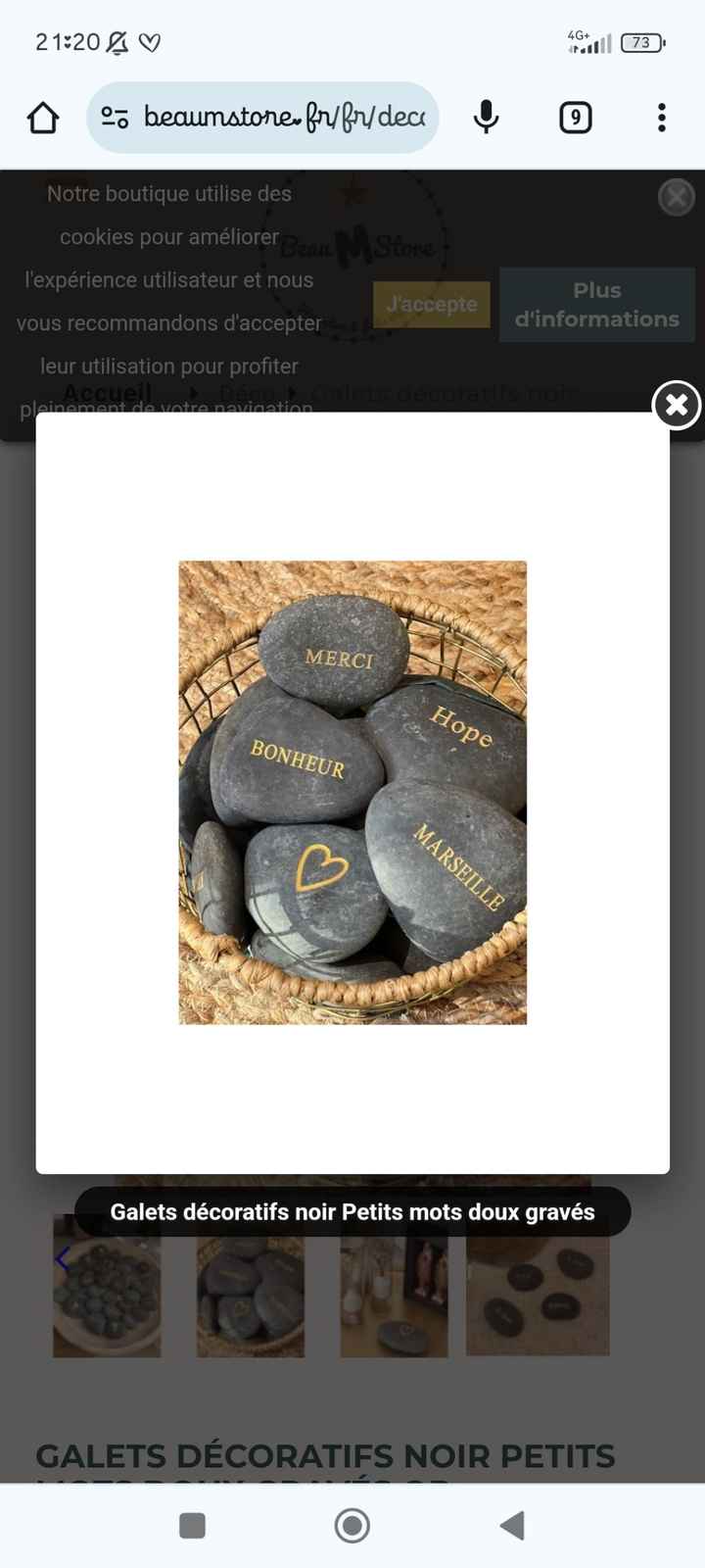 Cadeaux témoins après mariage - 2